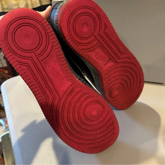 Nike Air Force 1 Black Hyper Pink Wolf Grey Elephant Print (488298-063) RARE - Picture 11 of 11